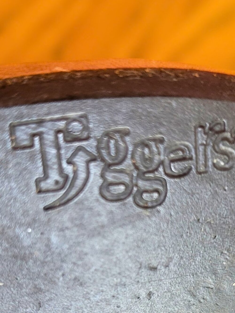 Vintage 15+ Yrs Old Tiggers Germany Grey Leather Heeled Boots Euro 37 US 6.5/7 - Picture 9 of 11